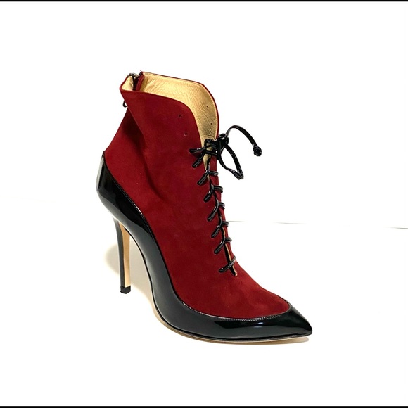 Carmen Marc Valvo Calzature Stiletto Boots - Picture 1 of 11